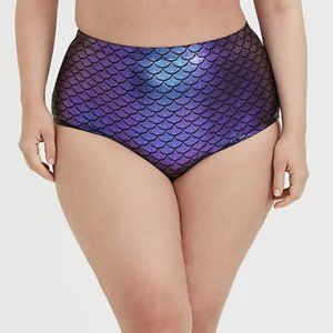 Torrid Iridescent Mermaid High Waist Swim Bottom 2